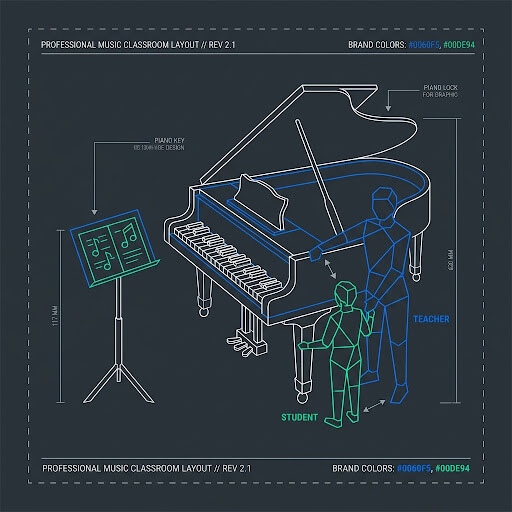 琴行教学场景:用一键扒谱与五线谱转 MIDI 准备教学曲目